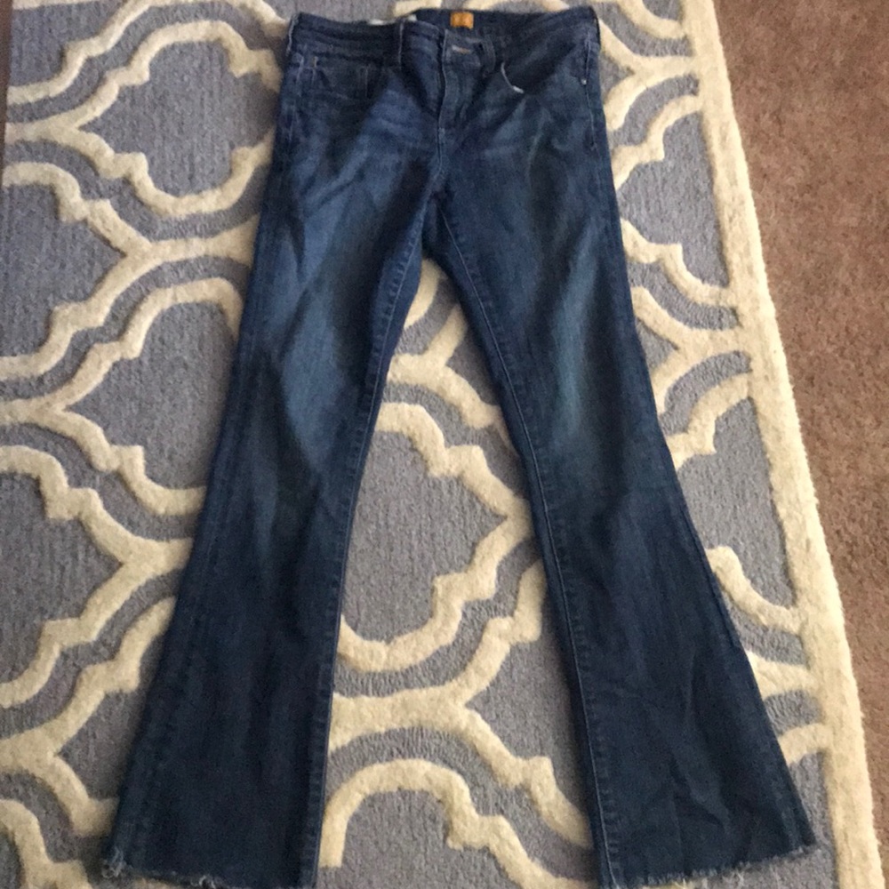 Pilcro jeans.  Flared leg opening.